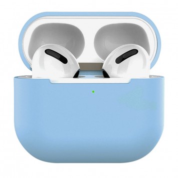 Силиконовый футляр для наушников AirPods 3, Голубой / Lilac Blue