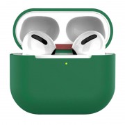 Силіконовий футляр для навушників AirPods 3, Зелений / Dark green