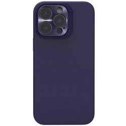 Чехол Silicone Nillkin LensWing Magnetic для Apple iPhone 15 Pro Max (6.7"), Фиолетовый / Deep Purple