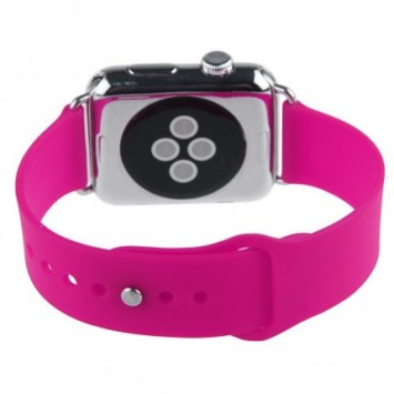 Силіконовий ремінець для Apple watch 42mm/44mm/45mm/49mm, Рожевий - Apple Watch - зображення 1 