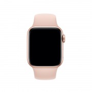 Силіконовий ремінець для Apple watch 42mm/44mm/45mm/49mm, Рожевий пісок