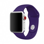 Силиконовый ремешок для Apple watch 42mm/44mm/45mm/49mm, Фиолетовый