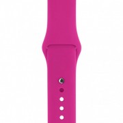 Силіконовий ремінець для Apple watch 42mm/44mm/45mm/49mm, Рожевий / Barbie pink