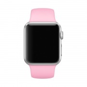 Силіконовий ремінець для Apple watch 42mm/44mm/45mm/49mm, Рожевий / Cotton Candy