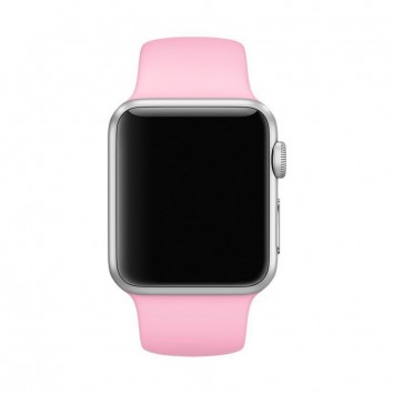 Силіконовий ремінець для Apple watch 42mm/44mm/45mm/49mm, Рожевий / Cotton Candy - Apple Watch - зображення 1 