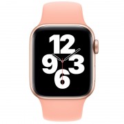 Силіконовий ремінець для Apple watch 42mm/44mm/45mm/49mm, Рожевий / Flamingo