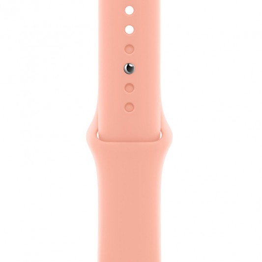 Силіконовий ремінець для Apple watch 42mm/44mm/45mm/49mm, Рожевий / Flamingo - зображення 2 