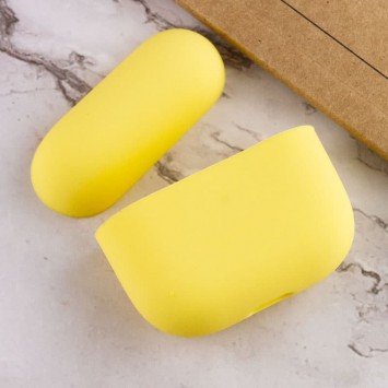 Силіконовий футляр для навушників AirPods 3, Жовтий / Yellow - Apple AirPods - зображення 1 