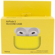 Силиконовый футляр для наушников AirPods 3, Желтый / Yellow