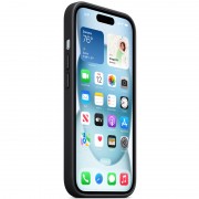 Чехол FineWoven (AAA) with MagSafe для Apple iPhone 15 Plus (6.7"), Black