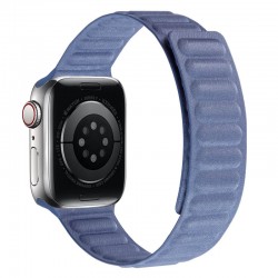 Ремінець FineWoven (AAA) для Apple watch 42mm/44mm/45mm, Cerulean blue