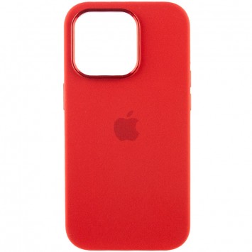 Чехол Silicone Case Metal Buttons (AA) для Apple iPhone 14 Pro Max (6.7"), Красный / Red - Чехлы для iPhone 14 Pro Max - изображение 1