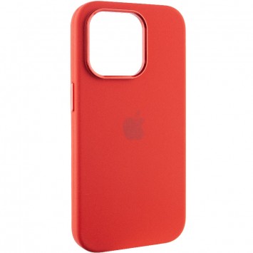 Чехол Silicone Case Metal Buttons (AA) для Apple iPhone 14 Pro Max (6.7"), Красный / Red - Чехлы для iPhone 14 Pro Max - изображение 2