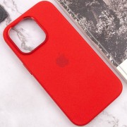 Чехол Silicone Case Metal Buttons (AA) для Apple iPhone 14 Pro Max (6.7"), Красный / Red