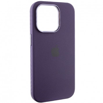 Чехол Silicone Case Metal Buttons (AA) для Apple iPhone 14 Pro Max (6.7"), Фиолетовый / Elderberry - Чехлы для iPhone 14 Pro Max - изображение 2