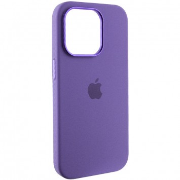 Чехол Silicone Case Metal Buttons (AA) для Apple iPhone 14 Pro Max (6.7"), Фиолетовый / Iris - Чехлы для iPhone 14 Pro Max - изображение 2