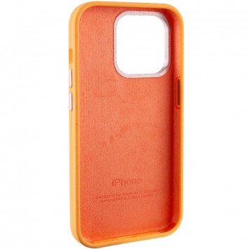 Чехол Silicone Case Metal Buttons (AA) для Apple iPhone 14 Pro Max (6.7"), Оранжевый / Marigold - Чехлы для iPhone 14 Pro Max - изображение 4
