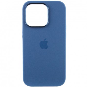 Чехол Silicone Case Metal Buttons (AA) для Apple iPhone 14 Pro Max (6.7"), Синий / Blue Jay - Чехлы для iPhone 14 Pro Max - изображение 1