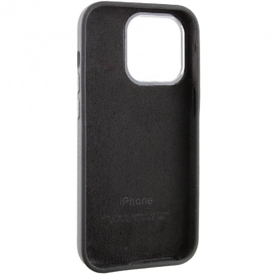 Чохол для iPhone 14 Pro Max - Silicone Case Metal Buttons (AA), Чорний - зображення 4 