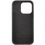 Чохол Silicone Case Metal Buttons (AA) для Apple iPhone 14 Pro Max (6.7"), Чорний / Black