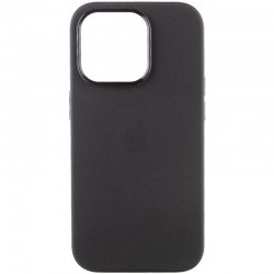 Чехол для iPhone 14 Pro Max - Silicone Case Metal Buttons (AA), Черный