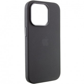 Чохол для iPhone 14 Pro Max - Silicone Case Metal Buttons (AA), Чорний - Чохли для iPhone 14 Pro Max - зображення 5 