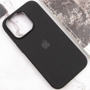 Чохол Silicone Case Metal Buttons (AA) для Apple iPhone 14 Pro Max (6.7"), Чорний / Black