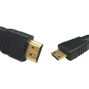 Кабель Mini HDMI - HDMI, 10 м, чорний