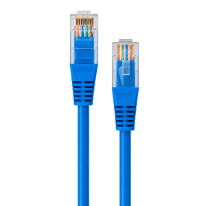 Кабель патч-корд LAN - LAN (RJ45)  для інтернету / 50 метрів / Синій
