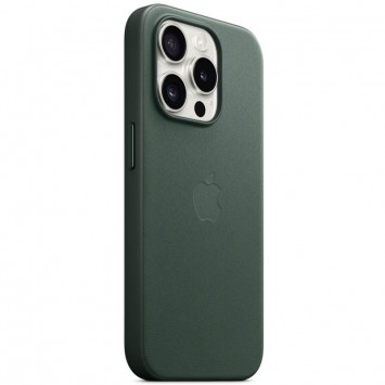 Чохол FineWoven (AAA) with MagSafe для iPhone 15 Pro, (Ever Green) - iPhone 15 Pro - изображение 1