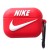 Силиконовый футляр Brand для наушников AirPods 3 + карабин, Nike Red