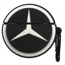 Силиконовый футляр Brand для наушников AirPods 3 + карабин, Mercedes