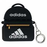 Силиконовый футляр Brand для наушников AirPods 3 + кольцо, Adidas Bag Black