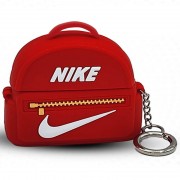 Силиконовый футляр Brand для наушников AirPods 3 + кольцо, Nike Bag Red