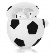 Силиконовый футляр Brand для наушников AirPods 1/2 + карабин, Football