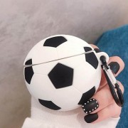 Силиконовый футляр Brand для наушников AirPods 1/2 + карабин, Football