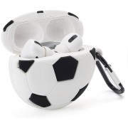 Силіконовий футляр Brand для навушників AirPods Pro + карабін, Football