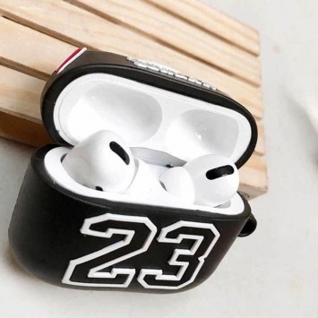 Силіконовий футляр Brand для навушників AirPods 3+ карабін, Jordan Black - Apple AirPods - зображення 1 