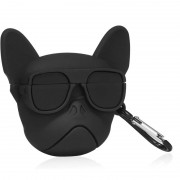 Силіконовий футляр Brand для навушників AirPods 3+ карабін, Karl Lagerfeld black