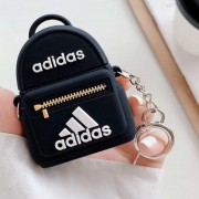 Силіконовий футляр Brand для навушників AirPods 1/2+ кільце, Adidas Bag Black