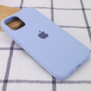 Чехол для Apple iPhone 14 (6.1"") - Silicone Case Full Protective (AA) Голубой / Lilac Blue