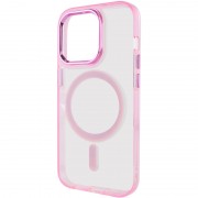 Чехол TPU Iris with MagSafe для iPhone 14 Pro Max (6.7"), Розовый