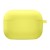 Силіконовий футляр з мікрофіброю для навушників Airpods 3 (Жовтий / Bright Yellow)