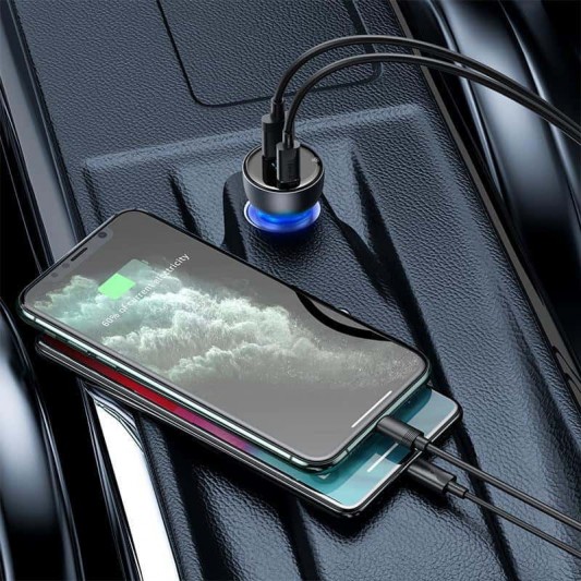 Зарядное устройство Baseus Particular PPS 65W USB + Type-C (с Cable Type-C to Type-C 100W) (TZCCKX), Серый - изображение 5