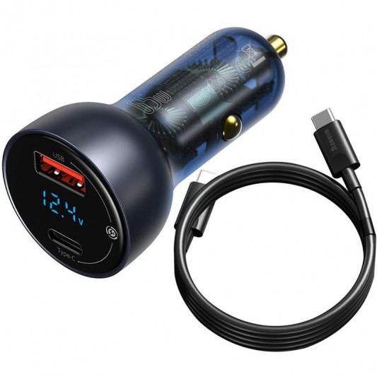 Зарядное устройство Baseus Particular PPS 65W USB + Type-C с кабелем Type-C до Type-C 100W