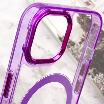 Чехол TPU Iris with MagSafe для iPhone 12 Pro Max (6.7"), Фиолетовый - Чехлы для iPhone 12 Pro Max - изображение 5