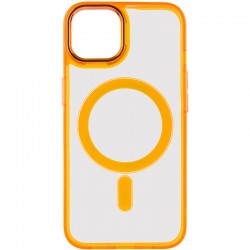 Чохол TPU Iris with MagSafe для Apple iPhone 12 Pro Max (6.7"), Помаранчевий