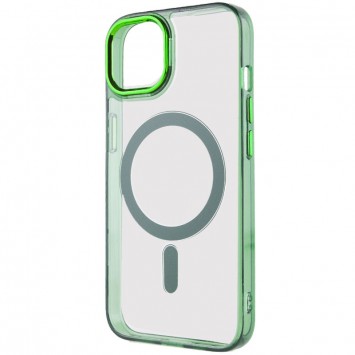 Чехол TPU Iris with MagSafe для Apple iPhone 12 Pro Max (6.7"), Зеленый - Чехлы для iPhone 12 Pro Max - изображение 1