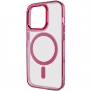 Чехол TPU Iris with MagSafe для iPhone 14 Pro Max (6.7"), Бордовый