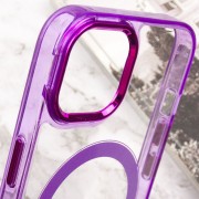 Чохол TPU Iris with MagSafe для Apple iPhone 12 Pro / 12 (6.1"), Фіолетовий